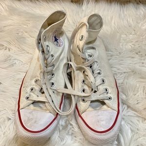 White high top converse
